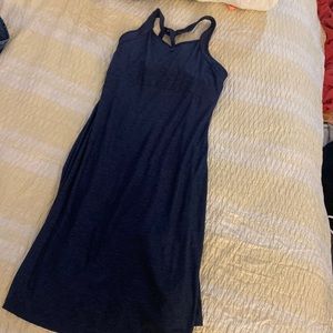 Blue spandex/ sport quality small dress